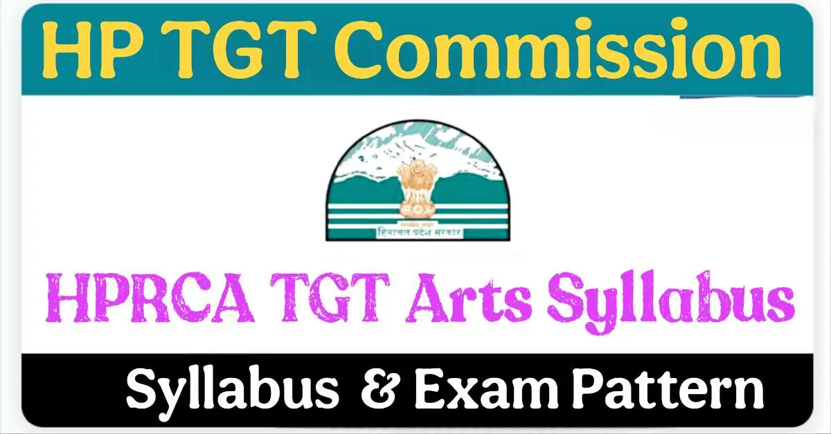 TGT Non Arts Syllabus